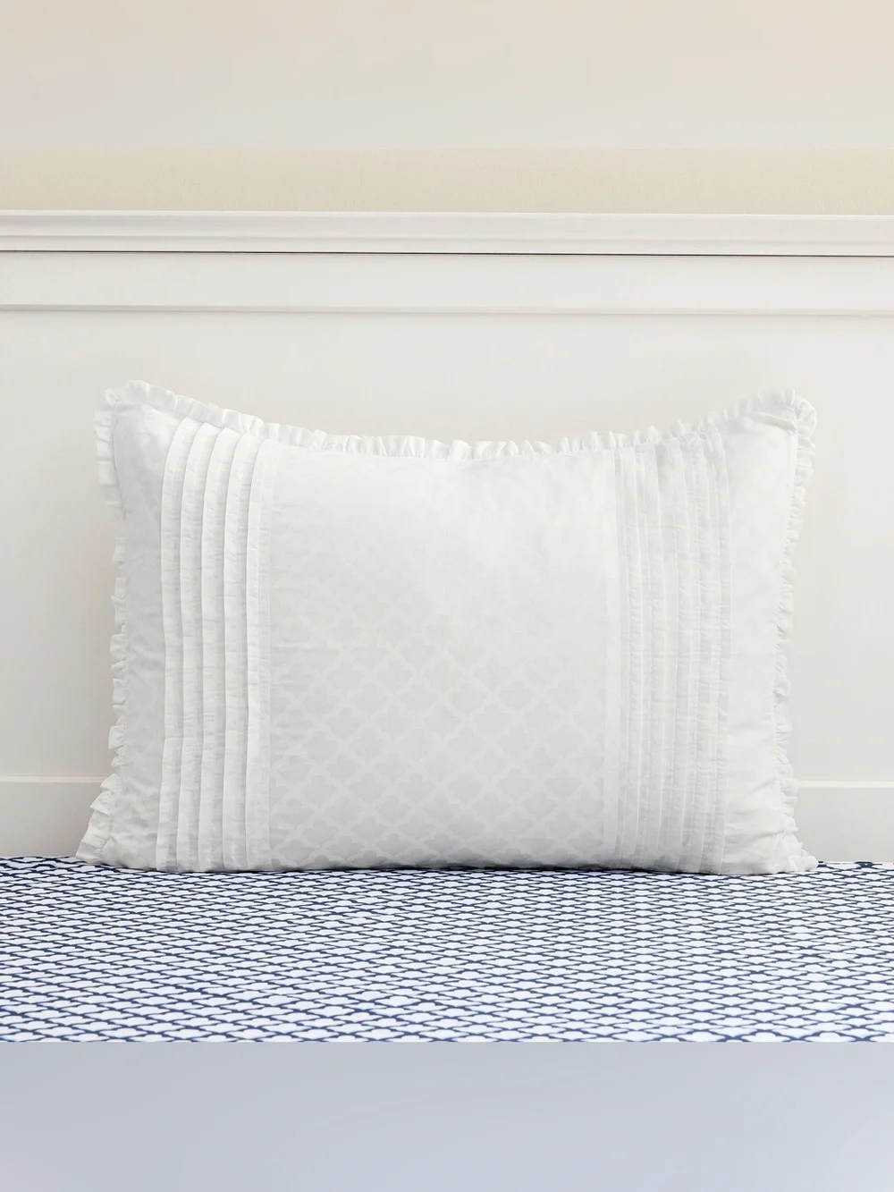 Pottery Barn x Roller Rabbit Pleated Standard Pillow Sham Cover (1)